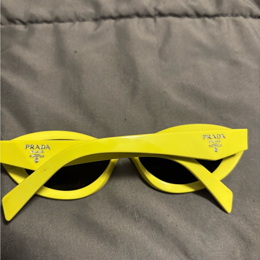 Prada Women's Sunglasses in Vibrant Yellow - Picture 5 of 9